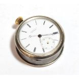 A single push chronograph repeating pocket watch dial and movement, retailed by Tiffany & Co New