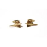 A pair of Concord 9ct gold cufflinks