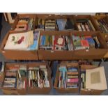 Eleven boxes of books including literature, novels (some first editions), photographic and art