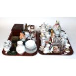 A group of various ceramics including Masons jug, Coalport miniature tea cup and saucer, Crown