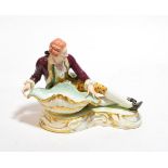 A Royal Crown Derby figural dish