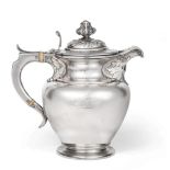 A William IV Scottish Silver Hot-Water Jug, Maker's Mark Rubbed, Probably JMc, For James McKay,