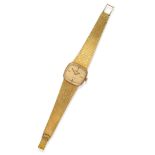 A Lady's 18 Carat Gold Wristwatch, signed Omega, model: De Ville, 1974, (calibre 625) lever movement