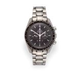 A Stainless Steel Chronograph Wristwatch, signed Omega, model: Speedmaster Professional Moon