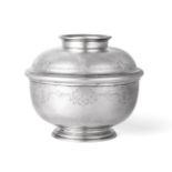 A George II Silver Sugar-Bowl and Cover, by Isaac Cookson, Newcastle, Probably 1734, tapering