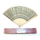 The New Caricature Dance Fan for 1799: a slender bone fan,