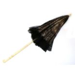 A Mid-19th Century Folding Parasol,