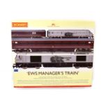 Hornby (China) OO Gauge R2890 EWS Manager's Train DCC Ready (E box G, some tears)