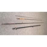 A Collection Of Various Mixed Fishing Rods to include six Sea Rods makers include ABU. Seven
