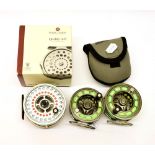 Hardy Ultralite Disc LA 9/10# Salmon Fly Reel Guideline Igma 79 fly reel and Igam 57 fly reel (3)