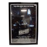 The Empire Strikes Back Reproduction Film Poster autographed by various stars: David Prowse ''