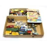 Various Diecast including Dinky aircraft, two 23 series racers, Foden chain lorry and others;