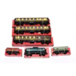 Hornby Dublo 2 Rail Rolling Stock 4644 21-ton Hopper, 4685 Caustic Liquor, 4656 Mineral wagon and