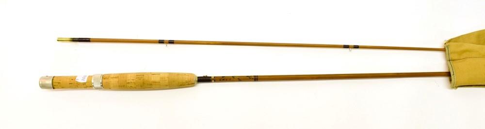 J.S. Sharpe of Aberdeen ''The Featherweight'' Impregnated Cane Fly Rod 8'-0'' #4/5 in maker's