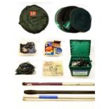Collection Of Mixed Coarse Fishing Tackle and equipment to include Shakespeare bank chair, keep