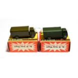 Benbros Mighty Midgets No.30 Army Wagon (i) gloss green, MW (ii) matt green MW (both E boxes E-G) (