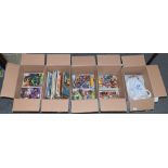 Comics - Approximately 600 Superhero/Action comics and others (in 5 boxes)