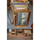 A large quantity of late 19th century and modern paintings and prints etc.