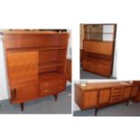 A G-plan and other mid-20th century teak furniture,