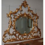 ^ A reproduction gilt framed mirror in the Rococo taste
