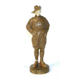 A Royal Doulton Anzac figure, circa 1920 'Light Digger Noke' (a.f.