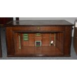 A table top, oak cased,