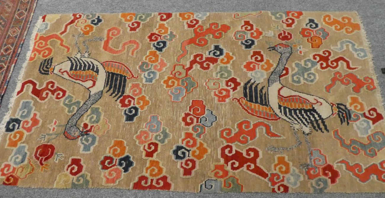 Two Bukhara style rugs, four other Indo-Persian rugs, two rugs with Chinese design, - Image 2 of 7