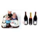 Five Royal Albert Beatrix Potter figures and Wedgwood Beatrix Potter ceramics,
