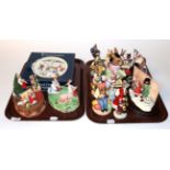 Two trays of Royal Doulton Bunnykins models