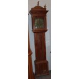 ~ An oak thirty hour longcase clock, signed Geo Brownless, Staindrop, late 18th century