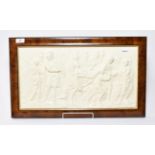 A Wedgwood plaque 'Death of a Roman Warrior', No. 108/150 from the Genius Collection (framed)