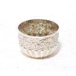 A Victorian silver bowl, by Walter and Charles Sissons, London, 1893, cylindrical and with a part-