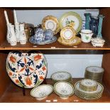 A group of Haviland Limoges dinner wares, ironstone plates, Ovington Bros, New York plates, Wein