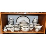 A Wedgwood Runnymede pattern part Dinner service (one shelf)