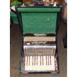 A Meinel & Herold piano accordion (cased)