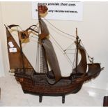 A model Spanish Galleon