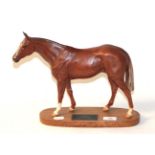 A Beswick connoisseur figure titled ''Grundy Racehorse of the Year 1975''