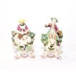 A pair of 19th century Bocage figures of musicians