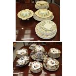 A Royal Doulton part dinner service 'Matsumai' pattern including serving plates and another Royal
