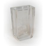 An Orrefors Romeo and Juliet glass vase, designed by Nils Lanberg (1907-1991) signed to base, 20.