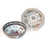 A Sampson of Paris, porcelain bowl and another French porcelain bowl (2)