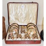 Royal Crown Derby Imari decorated six place coffee set