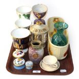 Spode, Coalport, Caverswall, and other ceramics; Studio Pottery vase; Royal Worcester; Crummels