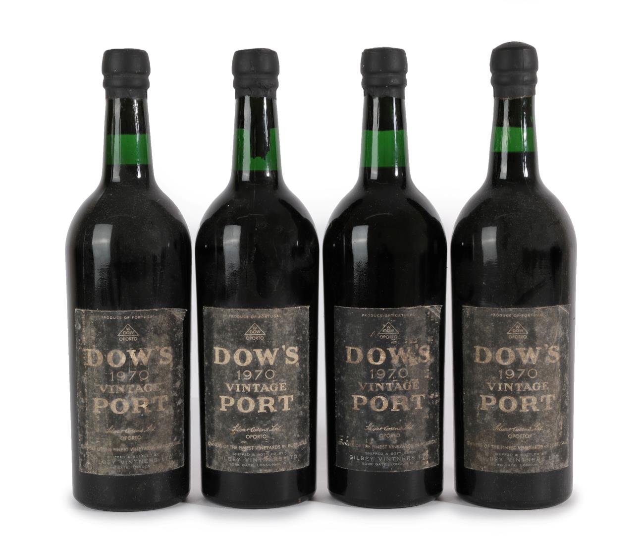 Dow's 1970 Vintage Port (four bottles)