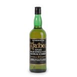 Ardbeg 10 Years Old Finest Islay Single Malt Scotch Whisky, 1980s bottling,