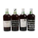Kopke Porto 1977, bottled in 1987, 20% vol 75cl (two bottles), Kopke Porto Colheita 1987,