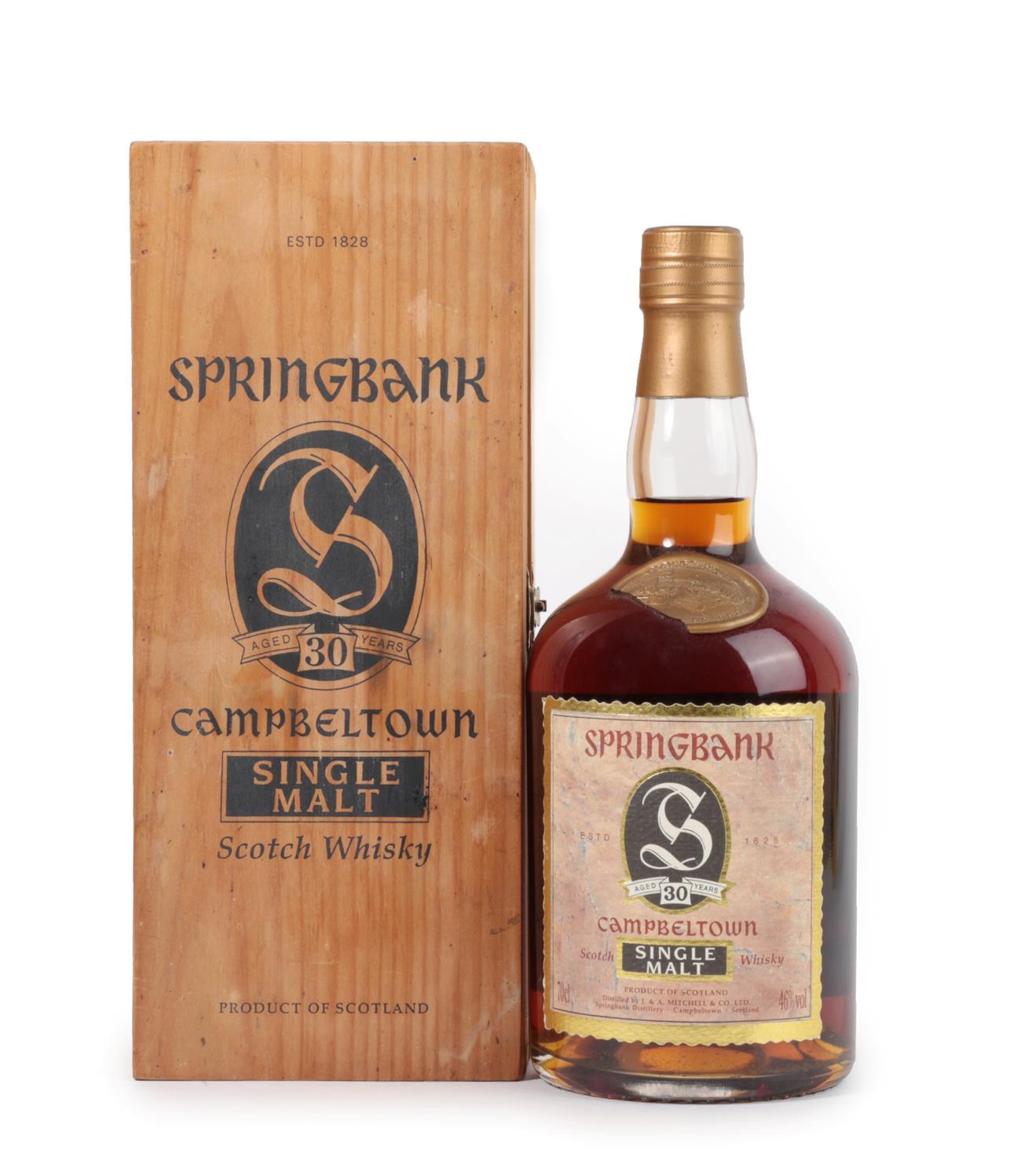 Springbank 30 Years Old Campbeltown Single Malt Scotch Whisky,