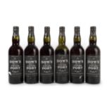 Dow's 1970 Vintage Port (six bottles)