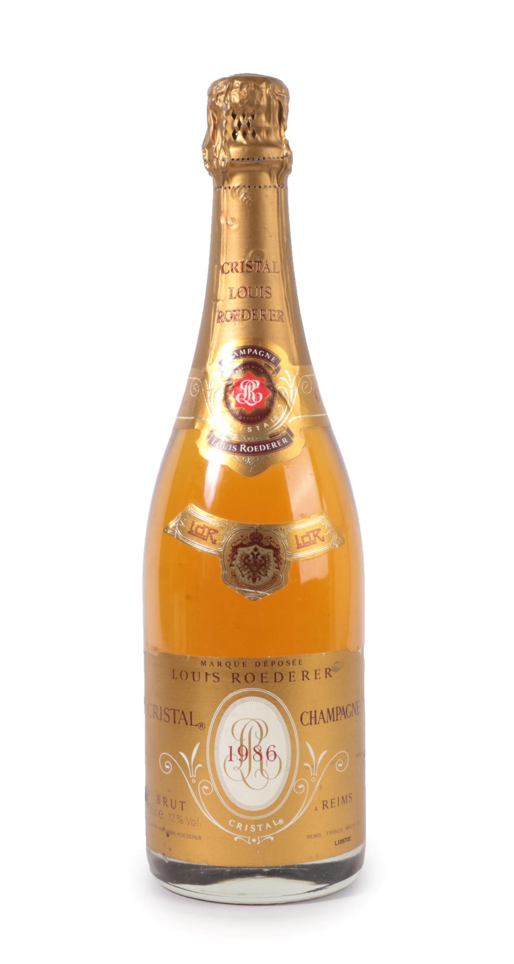 Louis Roederer Cristal Champagne 1986 (one bottle)