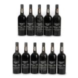 Croft 1977 Vintage Port (eleven bottles) CONDITION REPORT: .